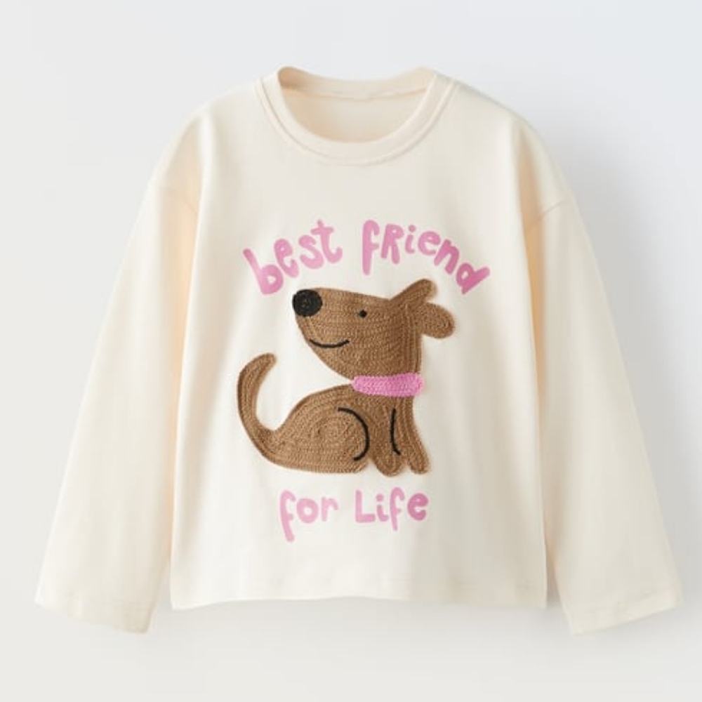 ZARA EMBROIDERED T-SHIRT